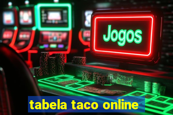 tabela taco online